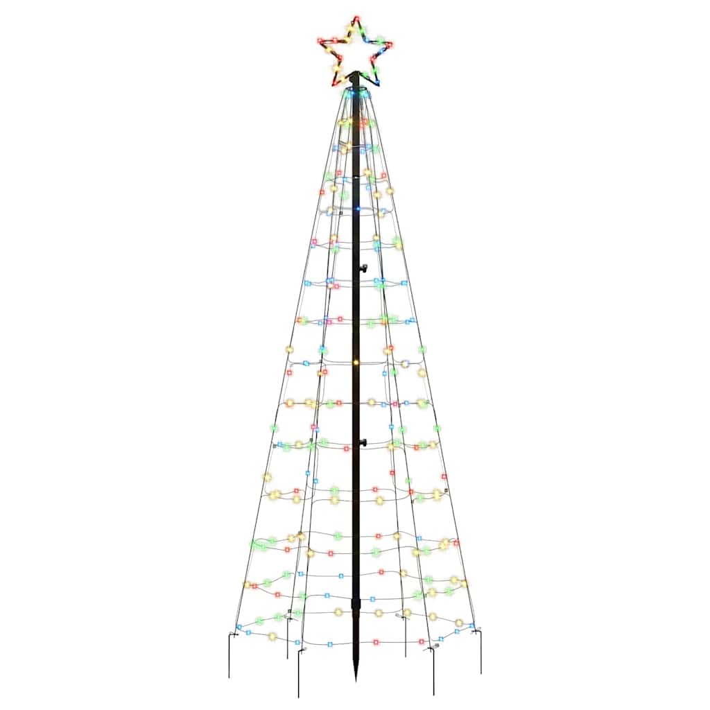 LED Kerstboom met Spikes - 180cm, Kleurrijk - 35% Korting!