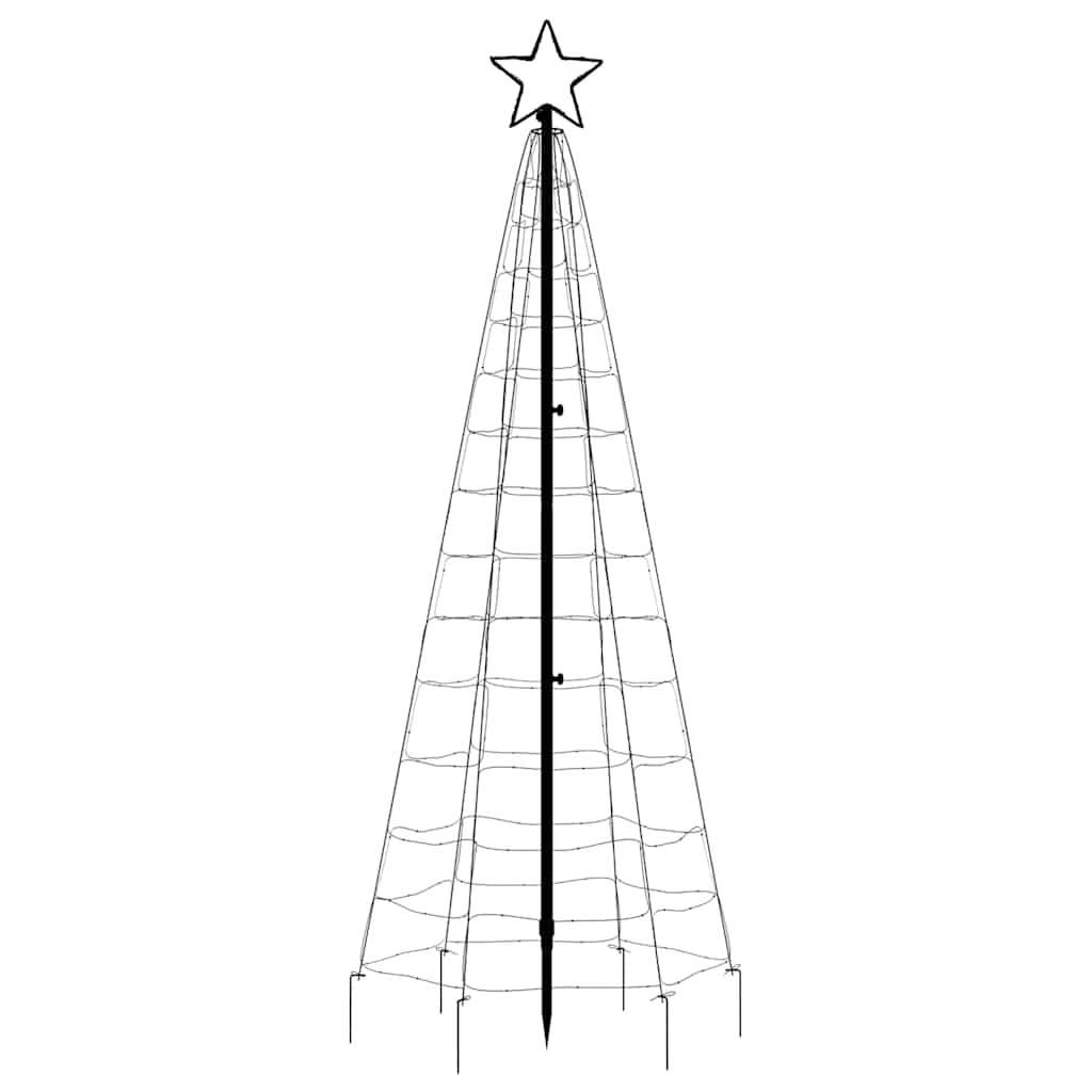 LED Kerstboom met Spikes - 180cm, Kleurrijk - 35% Korting!