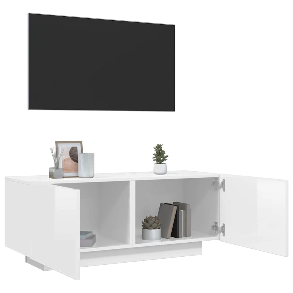 TV Meubel Hoogglans Wit 100cm - 35% Korting!