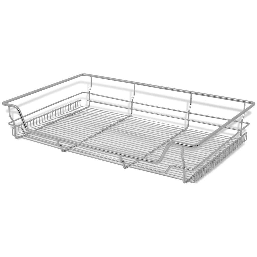 VidaXL Uittrekbare Draadmanden 80cm (2 st) - 35% Korting!