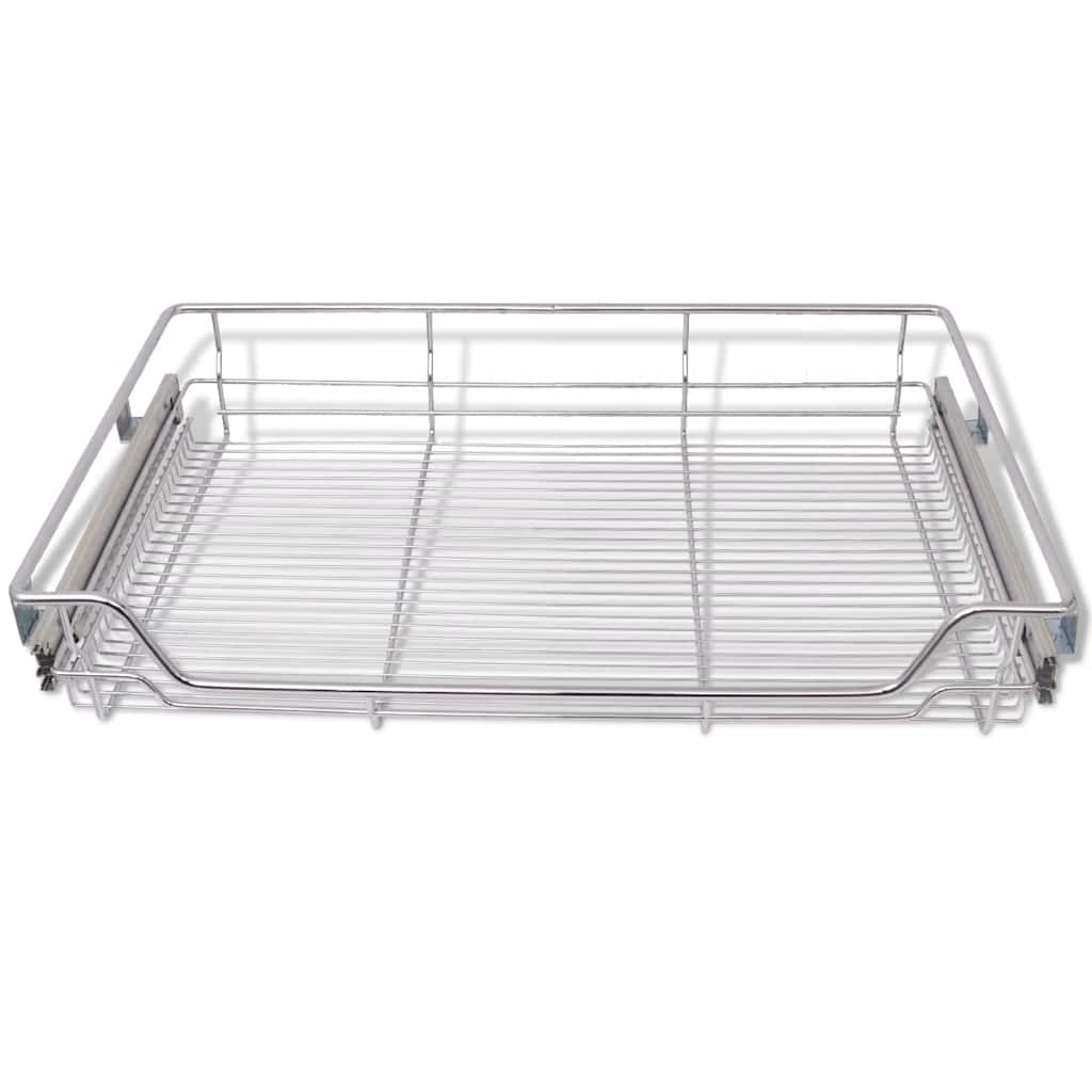 VidaXL Uittrekbare Draadmanden 80cm (2 st) - 35% Korting!