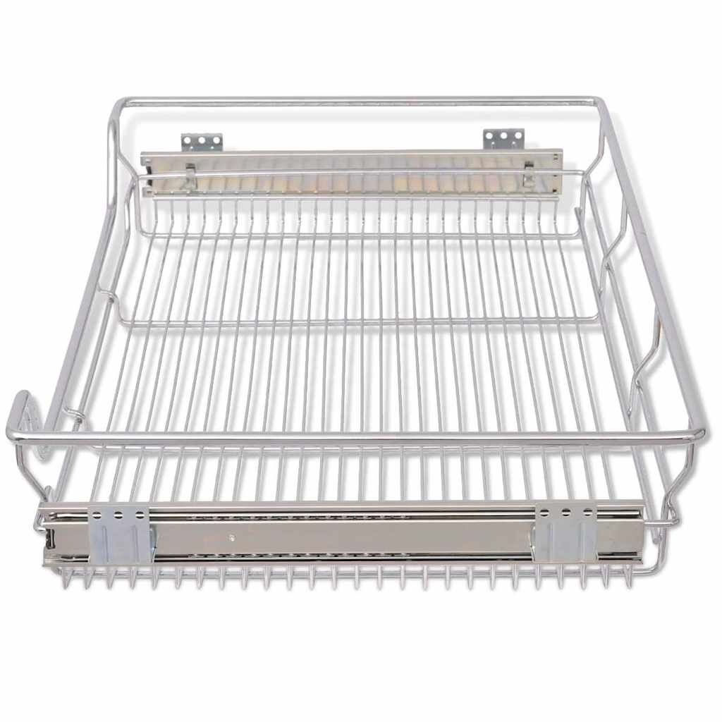 VidaXL Uittrekbare Draadmanden 80cm (2 st) - 35% Korting!