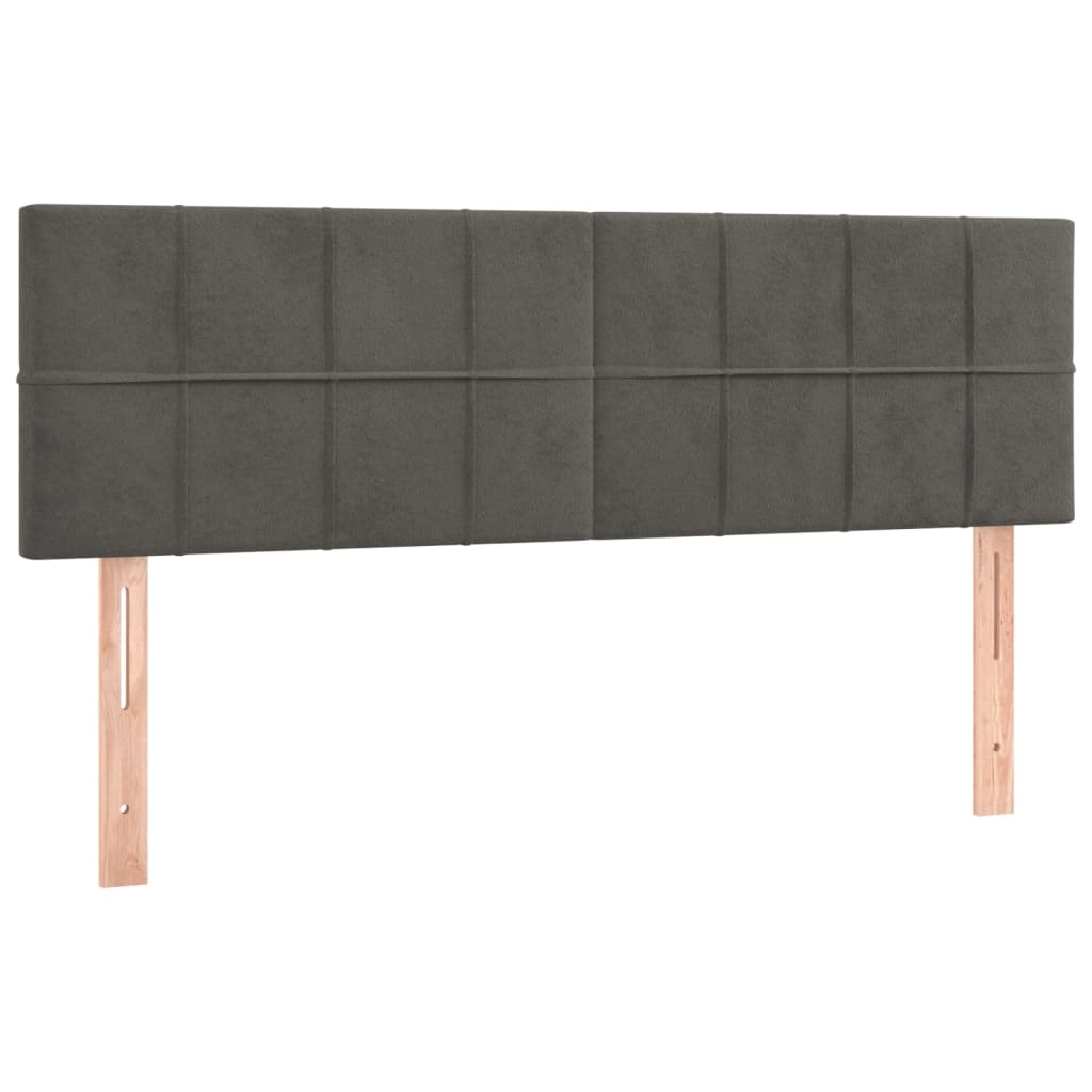 vidaXL Hoofdborden (2x) 72cm Donkergrijs -35% Korting!