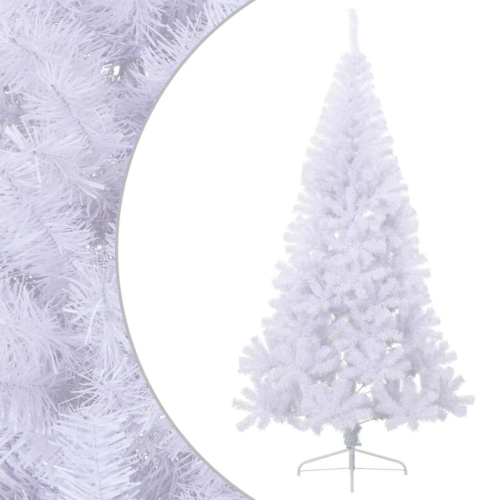 vidaXL Halve Kunstkerstboom Wit 180cm - 35% Korting! (Beschadigd)