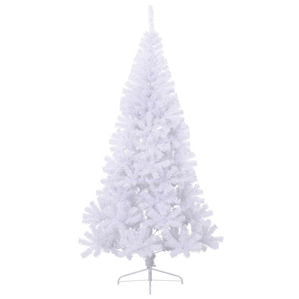 vidaXL Halve Kunstkerstboom Wit 180cm - 35% Korting! (Beschadigd)