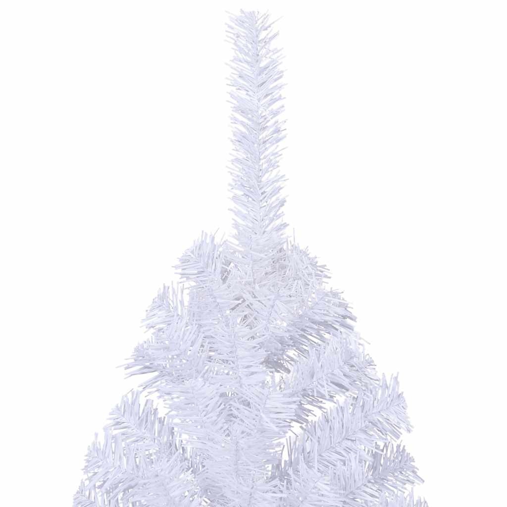 vidaXL Halve Kunstkerstboom Wit 180cm - 35% Korting! (Beschadigd)