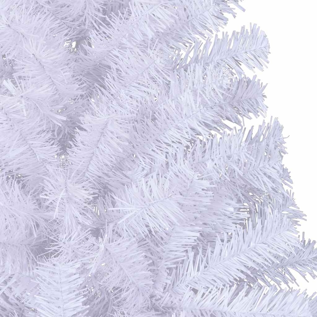 vidaXL Halve Kunstkerstboom Wit 180cm - 35% Korting! (Beschadigd)