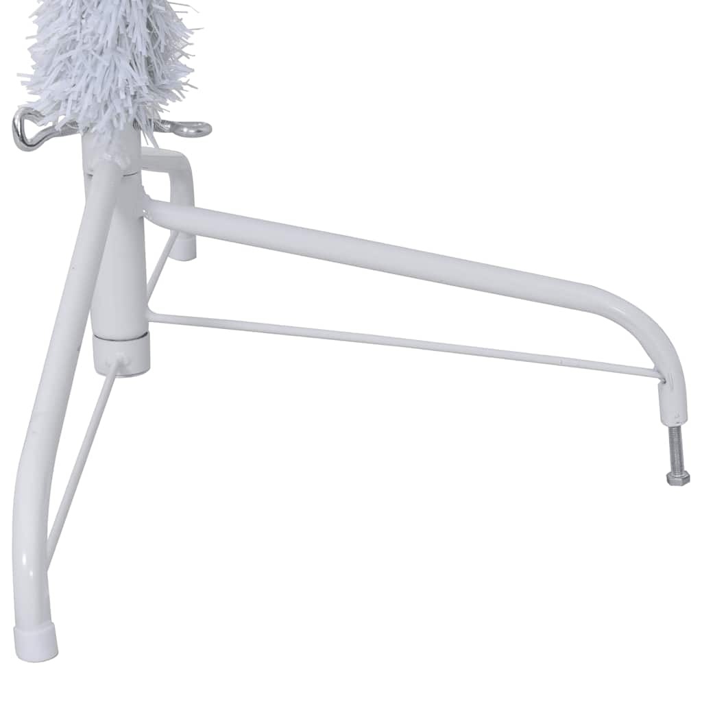 vidaXL Halve Kunstkerstboom Wit 180cm - 35% Korting! (Beschadigd)