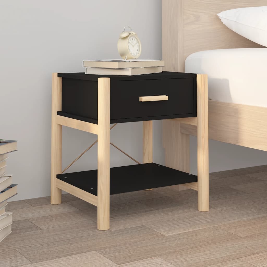 vidaXL Nachtkastjes (2 st) Zwart - 35% Korting! Lichte Gebruikerssporen