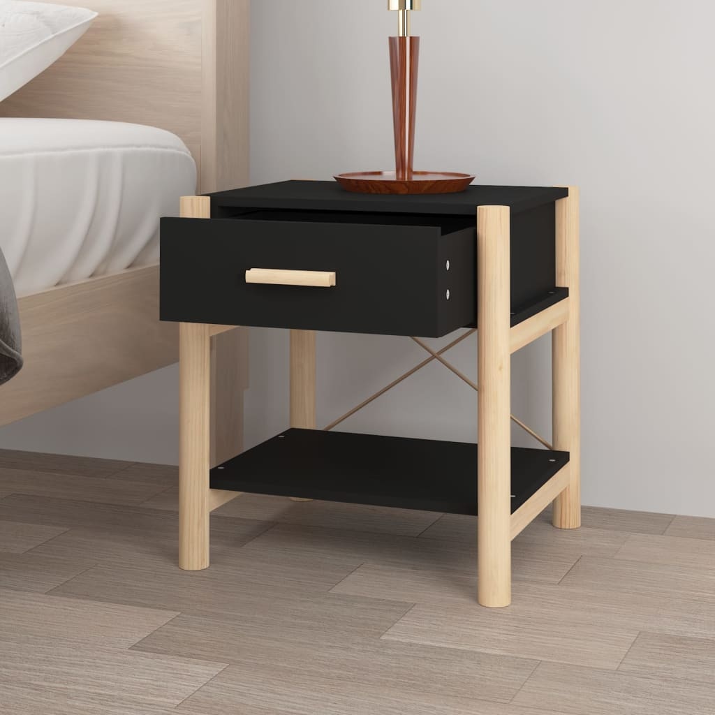 vidaXL Nachtkastjes (2 st) Zwart - 35% Korting! Lichte Gebruikerssporen