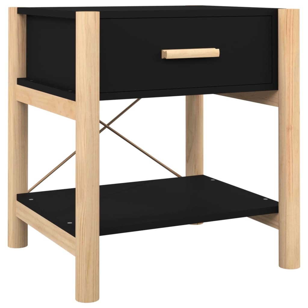 vidaXL Nachtkastjes (2 st) Zwart - 35% Korting! Lichte Gebruikerssporen