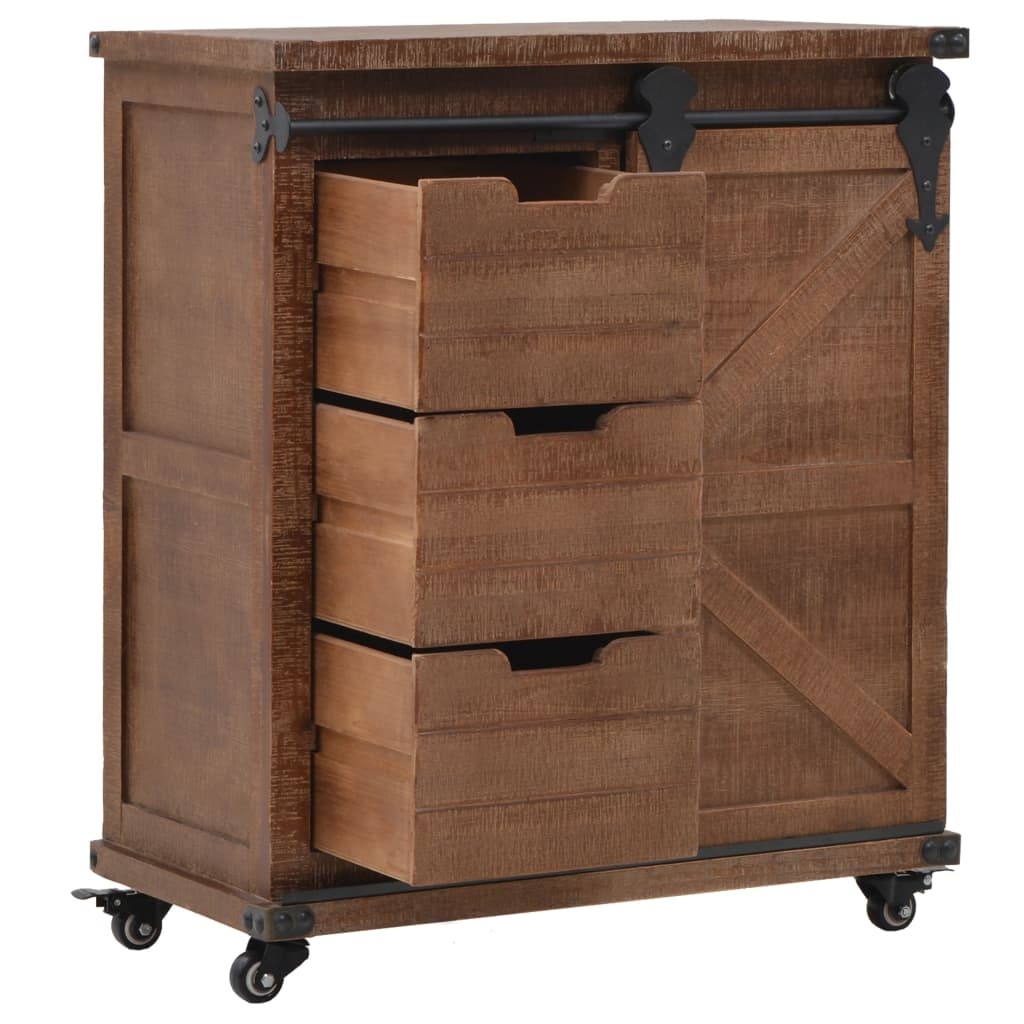 VidaXL Opbergkast Vurenhout Bruin - 35% Korting!