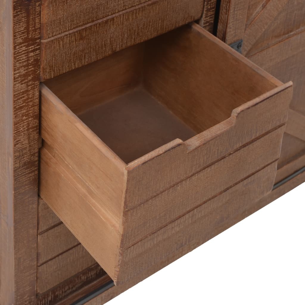 VidaXL Opbergkast Vurenhout Bruin - 35% Korting!