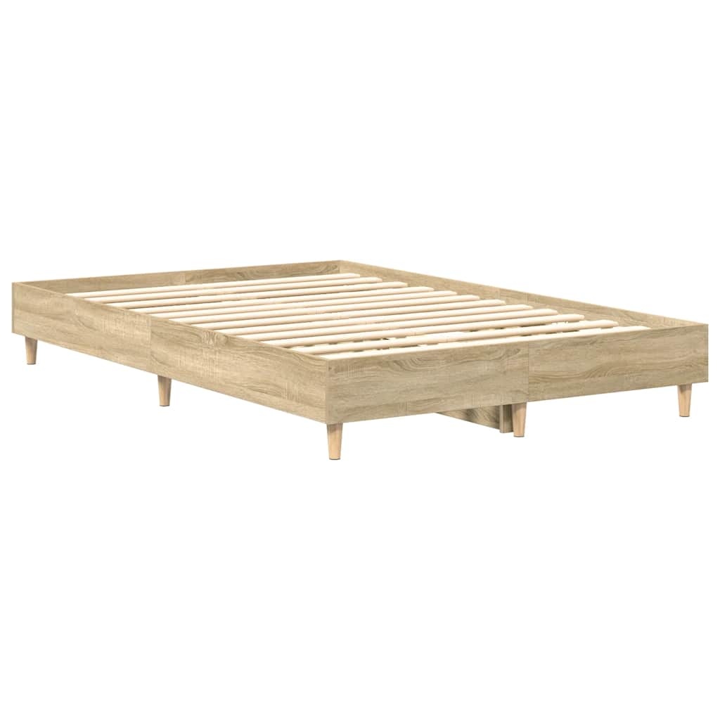vidaXL Bedframe 140x190 Sonoma Eiken - 35% Korting!