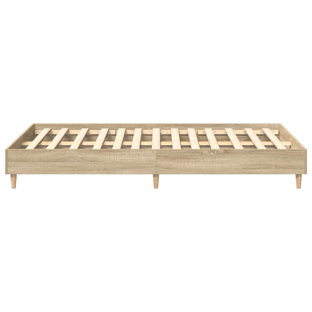 vidaXL Bedframe 140x190 Sonoma Eiken - 35% Korting!