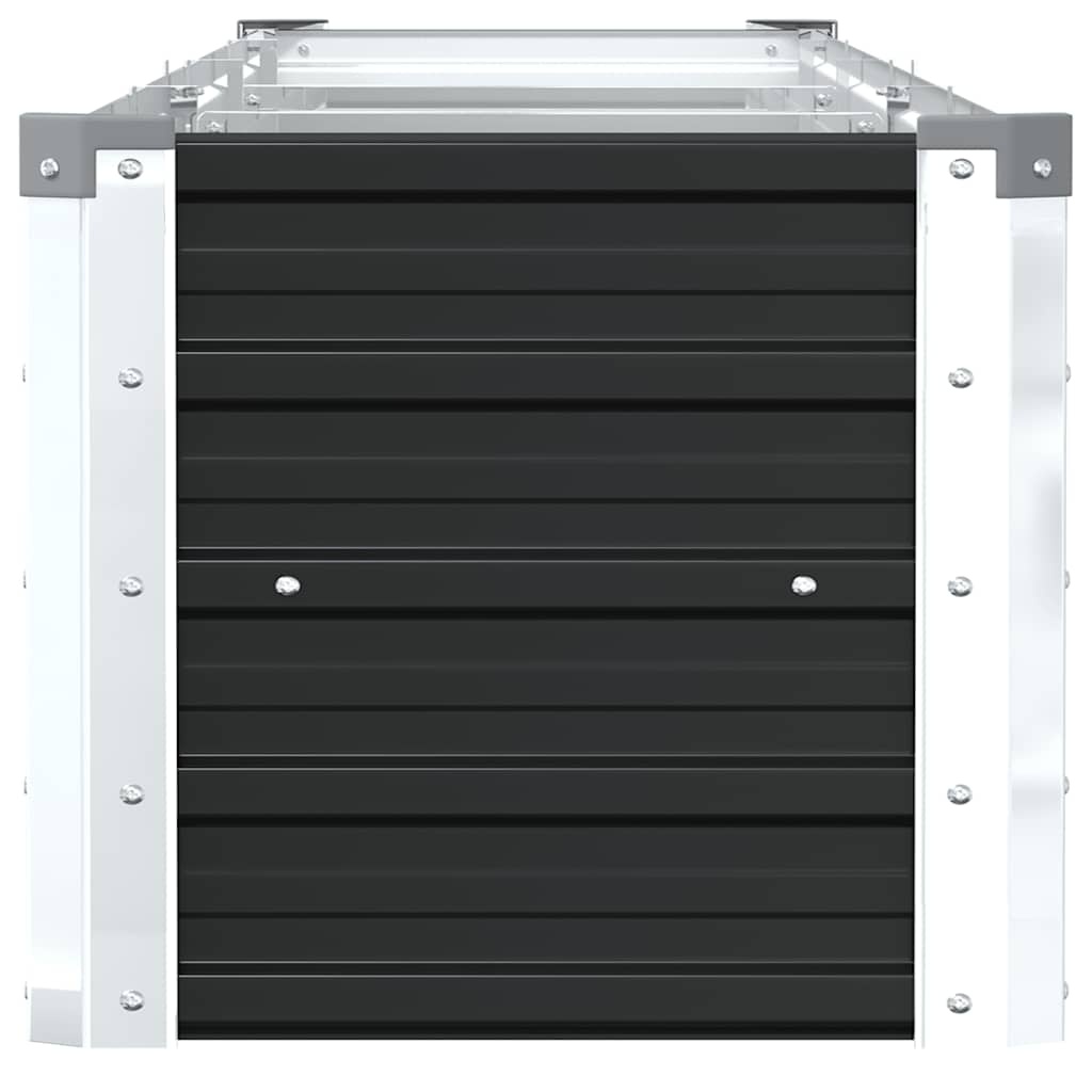 VidaXL Verhoogde Plantenbak 320cm Antraciet - 35% Korting!