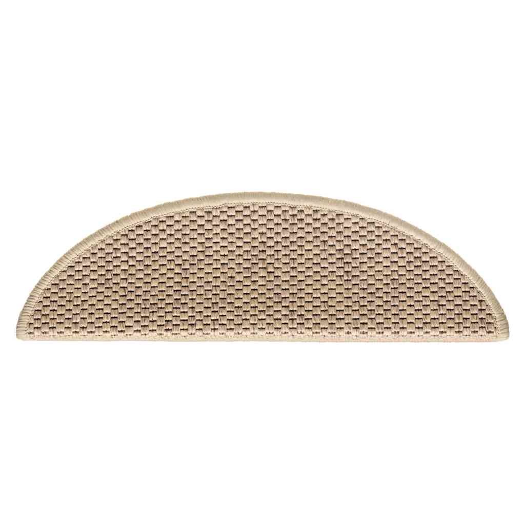 Trapmatten 15 st. Sisal-look Zand - 35% Korting!