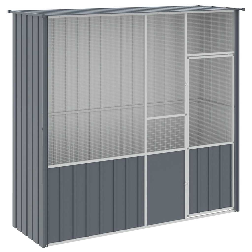 VidaXL Vogelkooi 215x78x200cm Antraciet - 35% Korting!