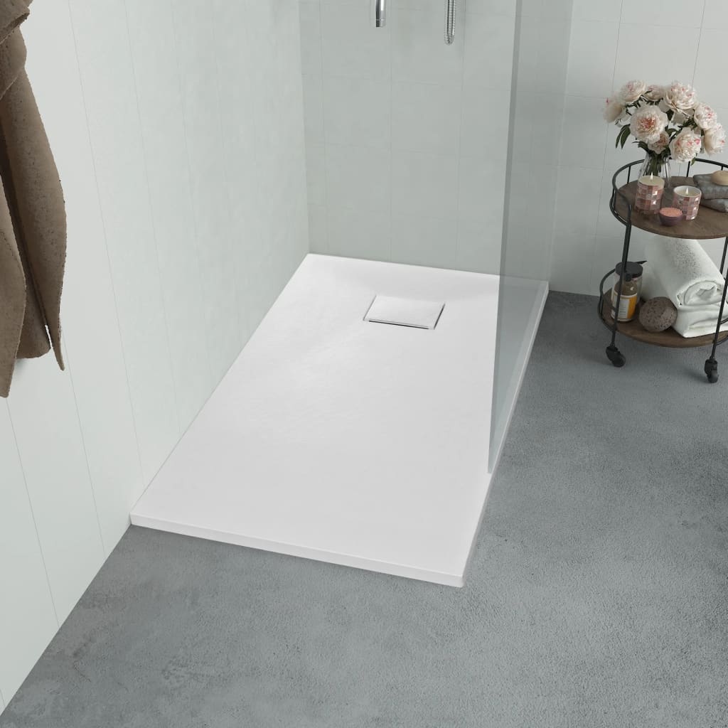 vidaXL Douchebak 100x70 Wit SMC -35%! Krasjes, Topdeal!