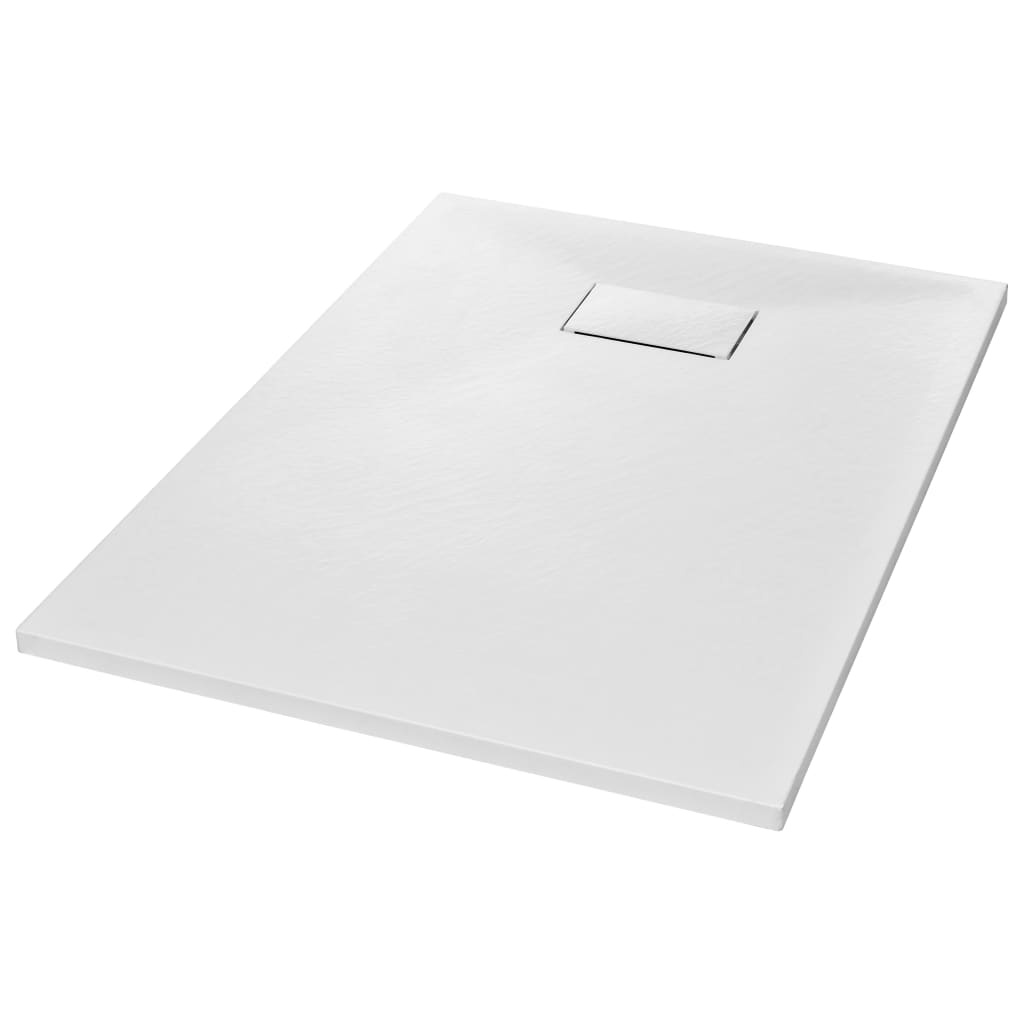 vidaXL Douchebak 100x70 Wit SMC -35%! Krasjes, Topdeal!