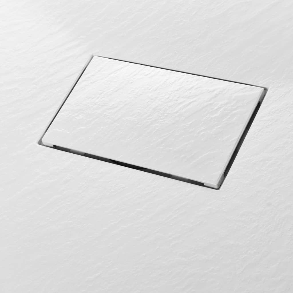 vidaXL Douchebak 100x70 Wit SMC -35%! Krasjes, Topdeal!