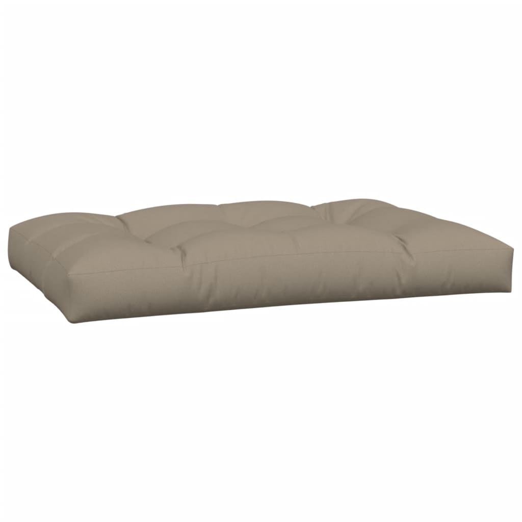 vidaXL Palletkussens Taupe (2 st.) - 35% Korting!