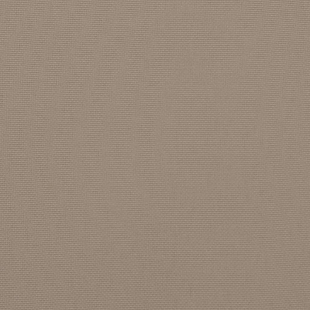 vidaXL Palletkussens Taupe (2 st.) - 35% Korting!