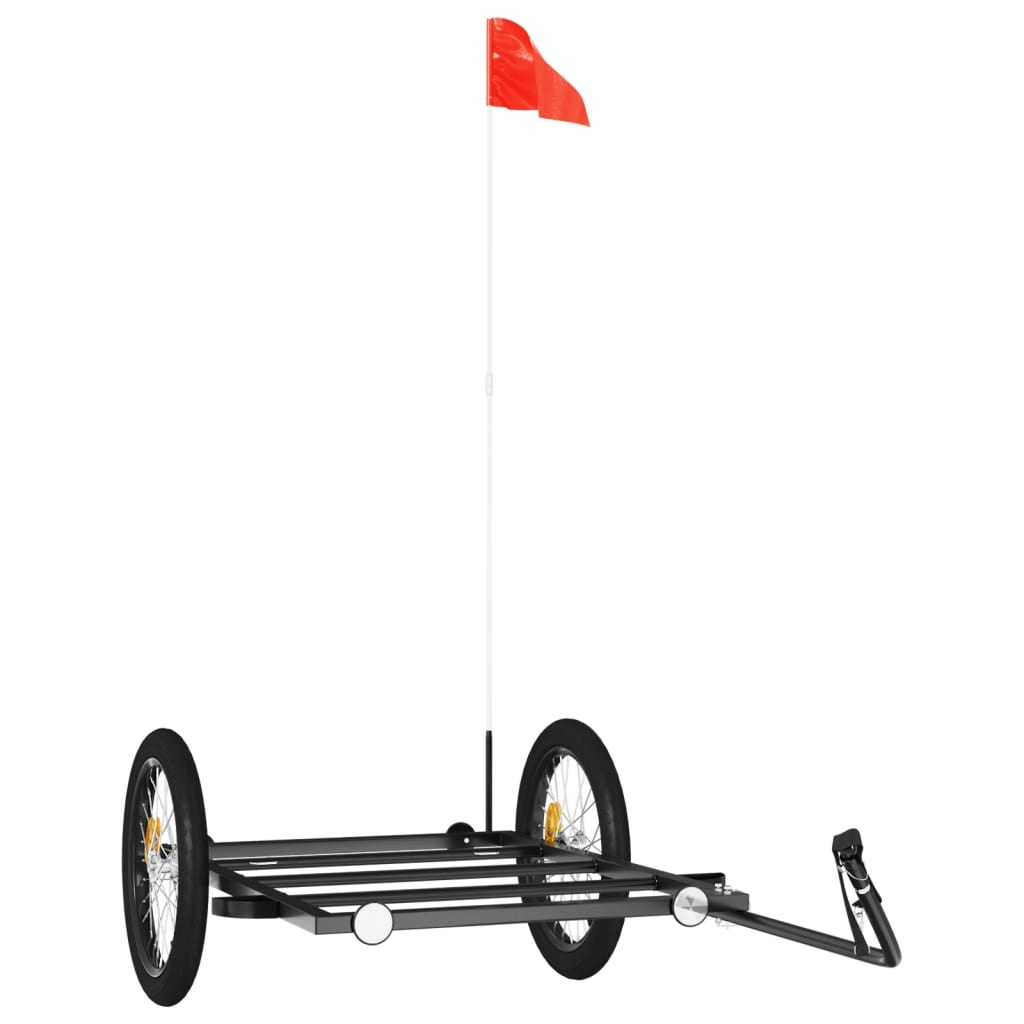 VidaXL Fietstrailer Zwart - 35% Korting! Nieuw!