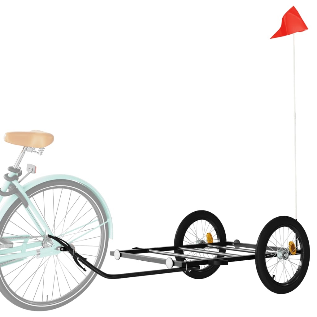 VidaXL Fietstrailer Zwart - 35% Korting! Nieuw!