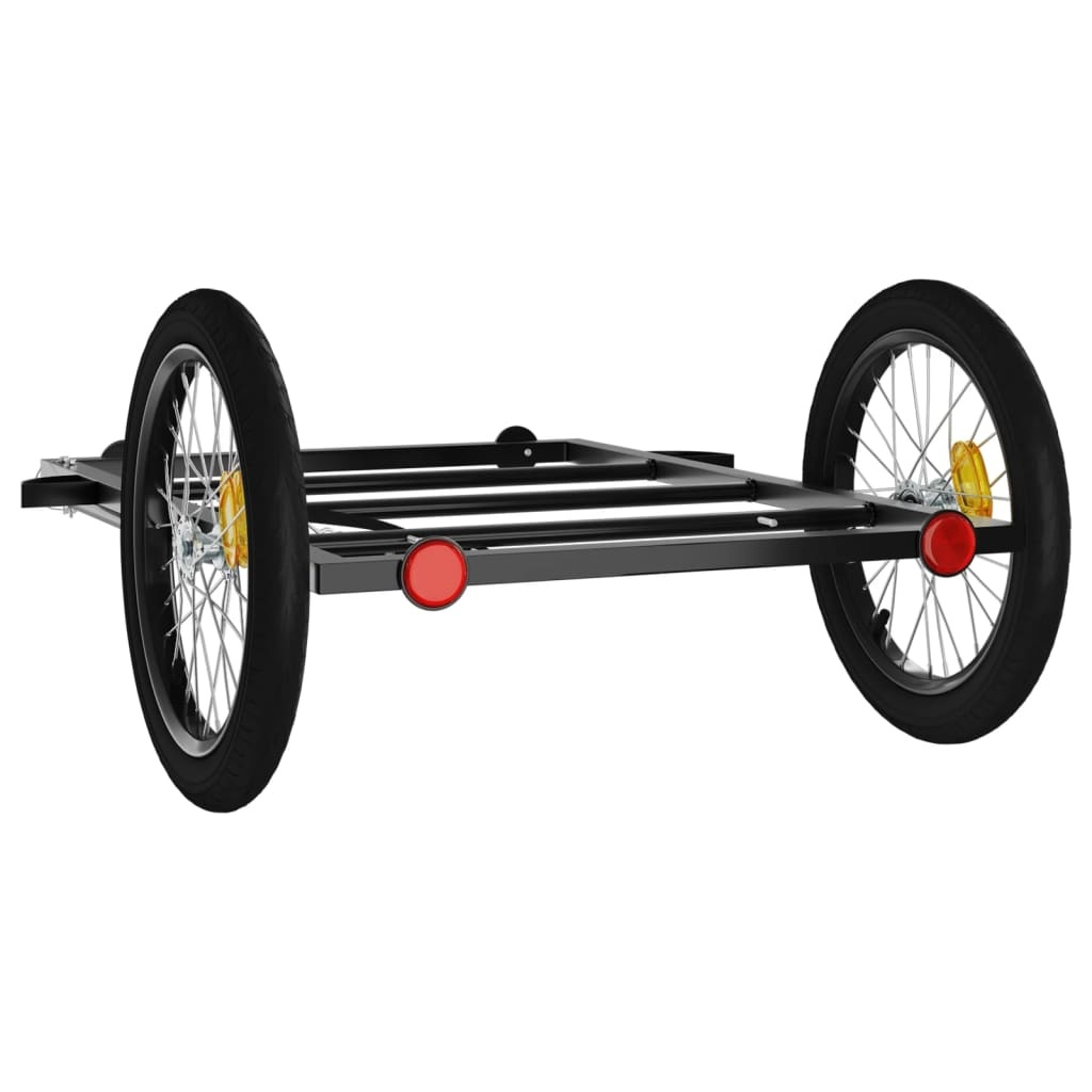 VidaXL Fietstrailer Zwart - 35% Korting! Nieuw!