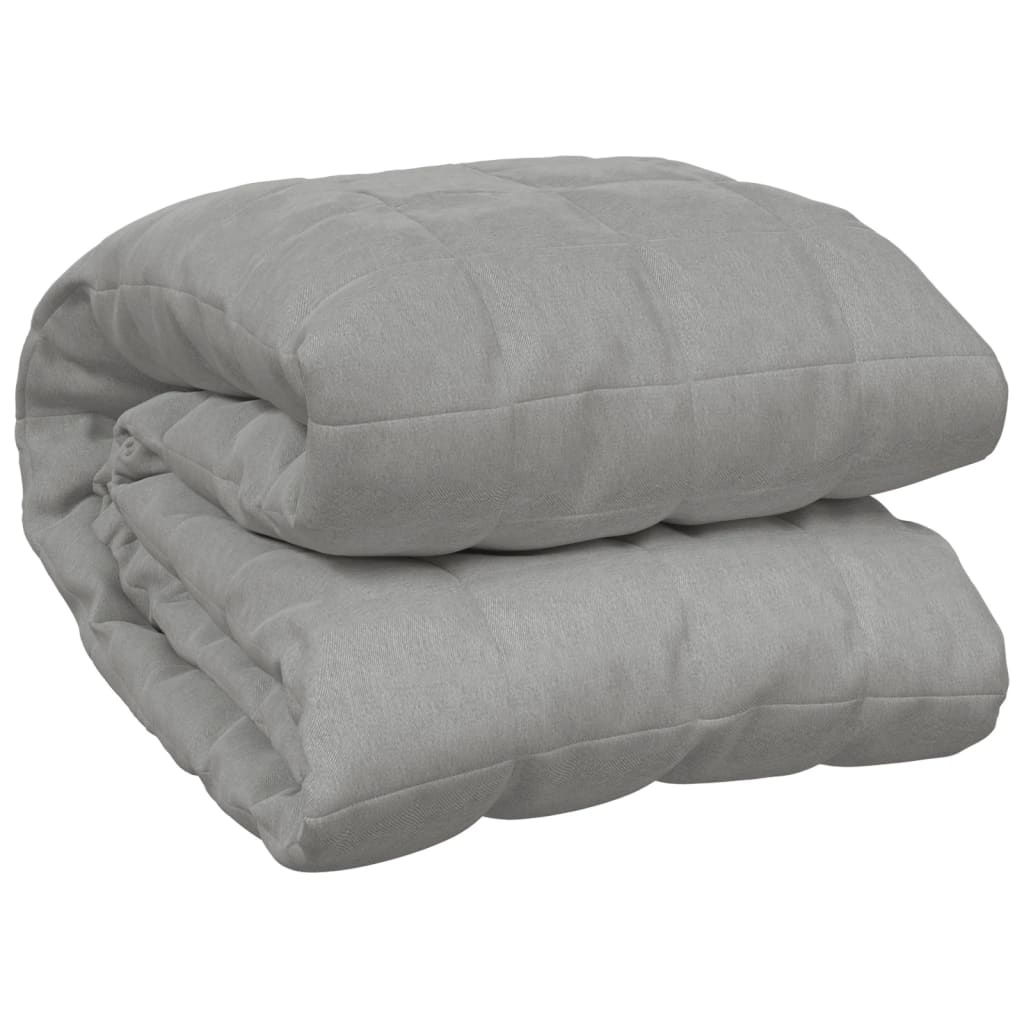 VidaXL Verzwaringsdeken 220x235cm 11kg Grijs -35% Korting!