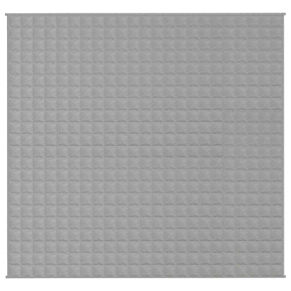 VidaXL Verzwaringsdeken 220x235cm 11kg Grijs -35% Korting!