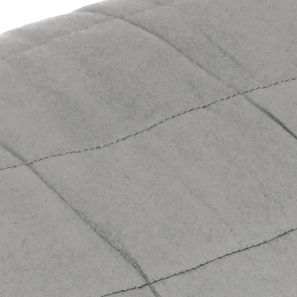 VidaXL Verzwaringsdeken 220x235cm 11kg Grijs -35% Korting!