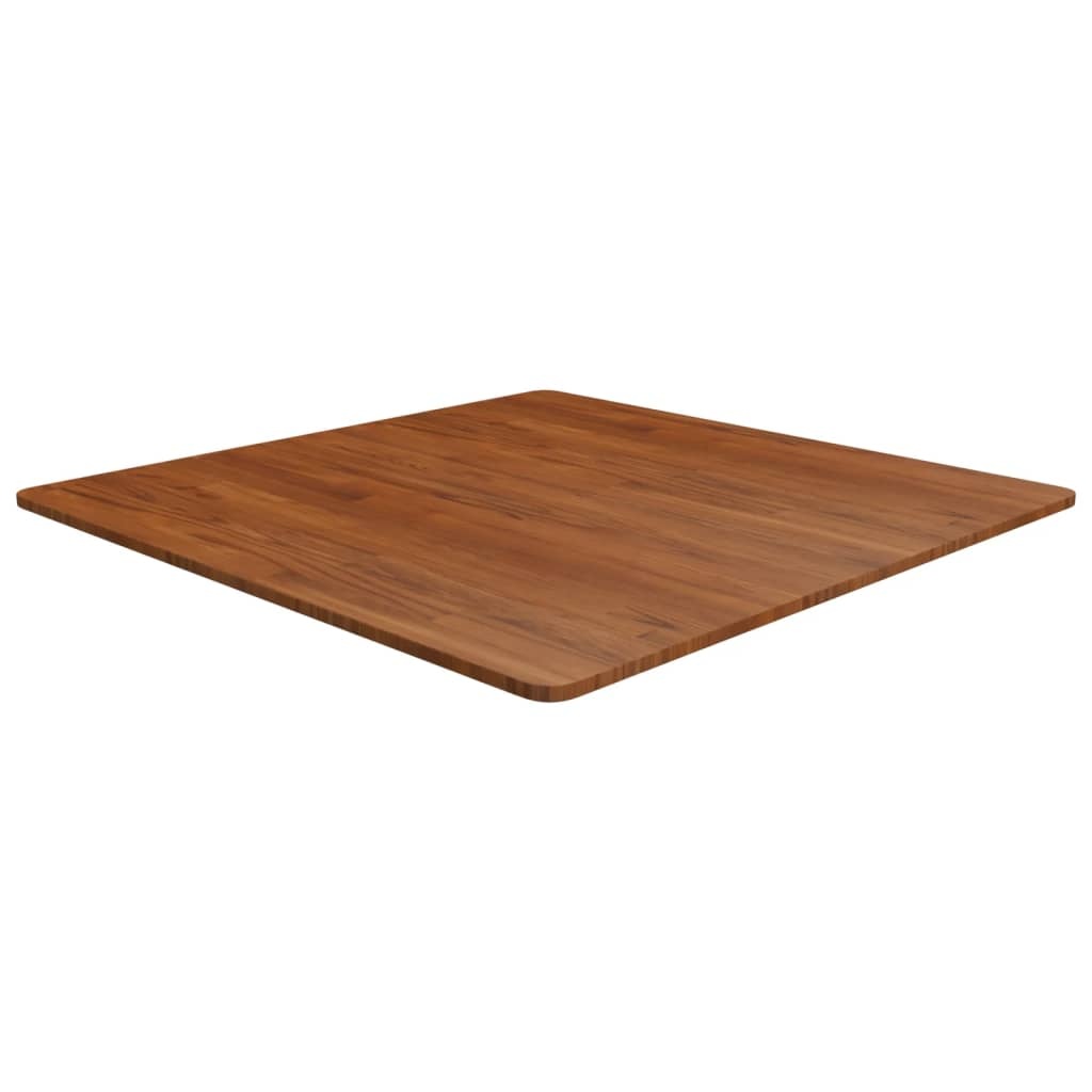 vidaXL Tafelblad Eiken 90x90 Donkerbruin - Kras - 55% Korting!