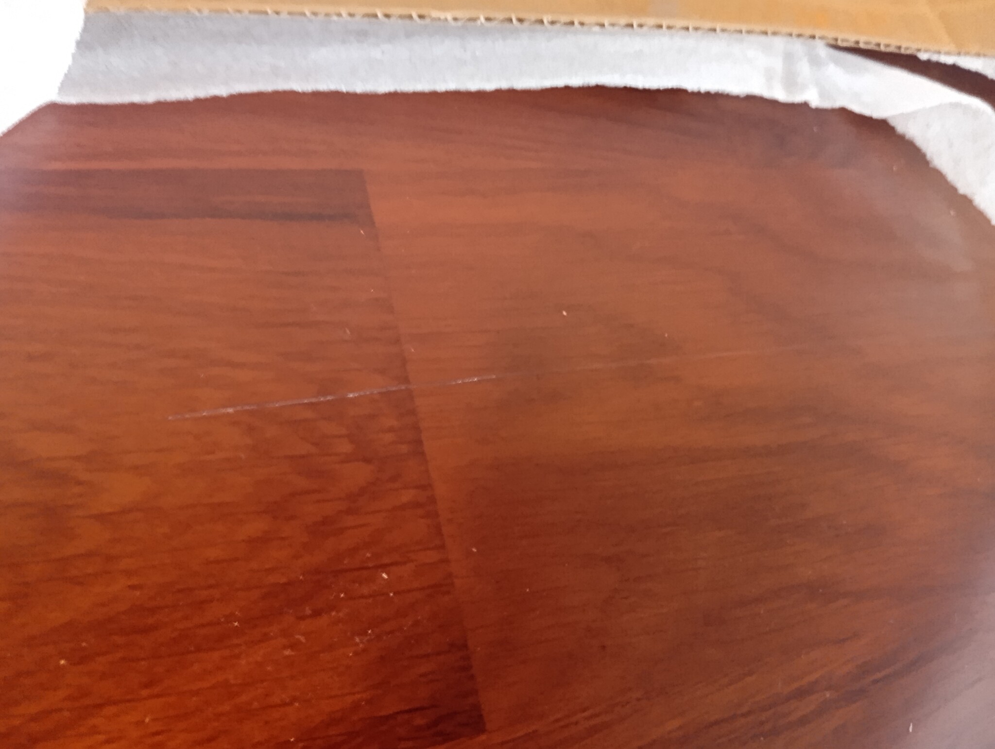 vidaXL Tafelblad Eiken 90x90 Donkerbruin - Kras - 55% Korting!