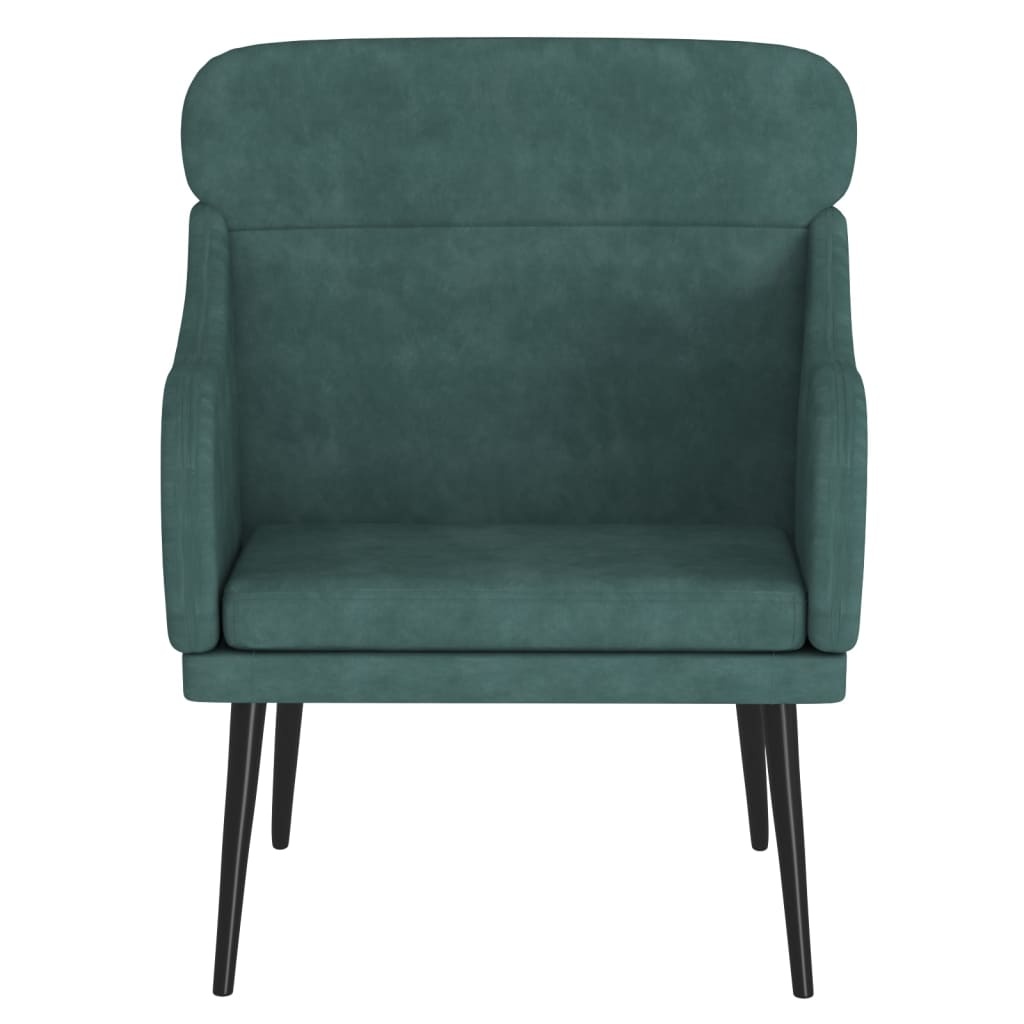 VidaXL Fauteuil Donkergroen Fluwelen Stof - 35% Korting!