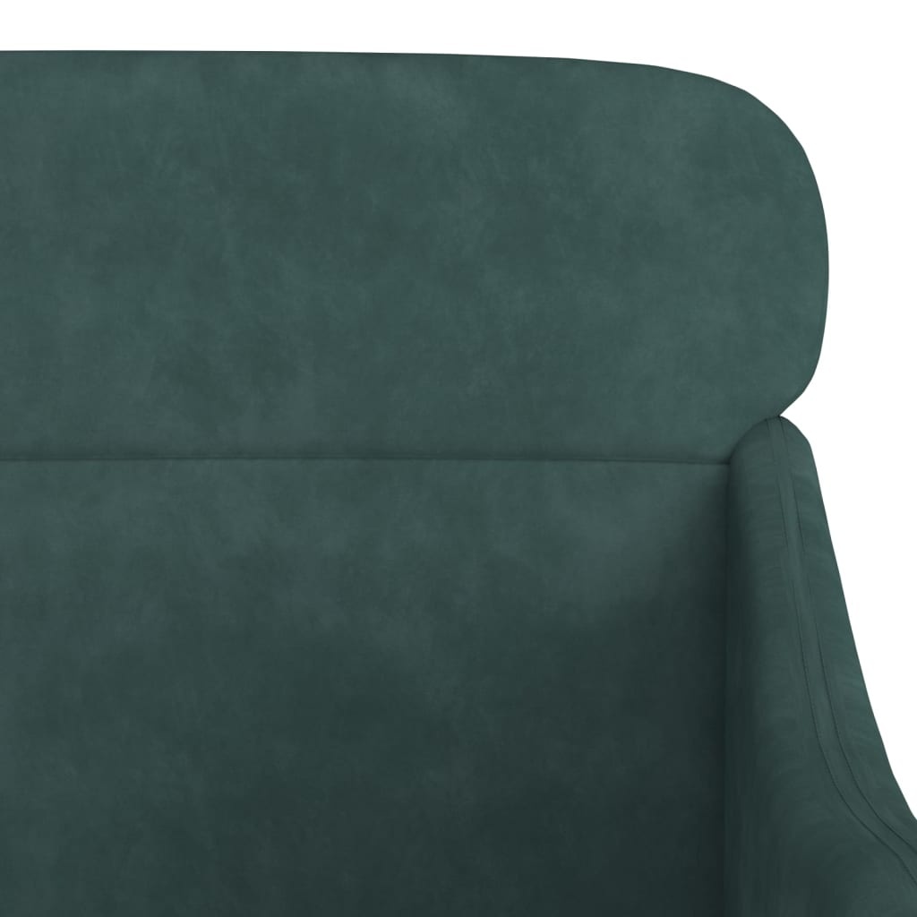 VidaXL Fauteuil Donkergroen Fluwelen Stof - 35% Korting!