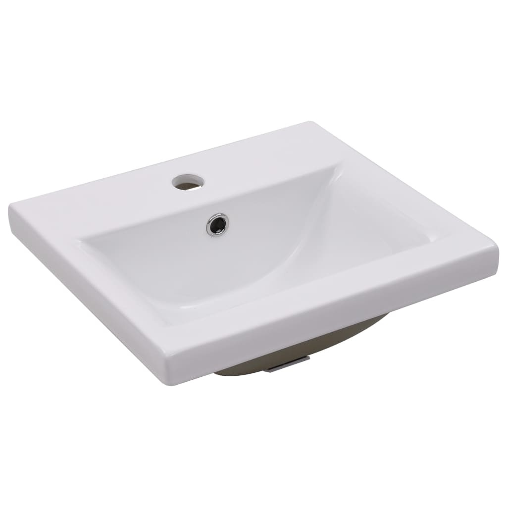 vidaXL Inbouwwastafel Wit 42cm - 35% Korting!