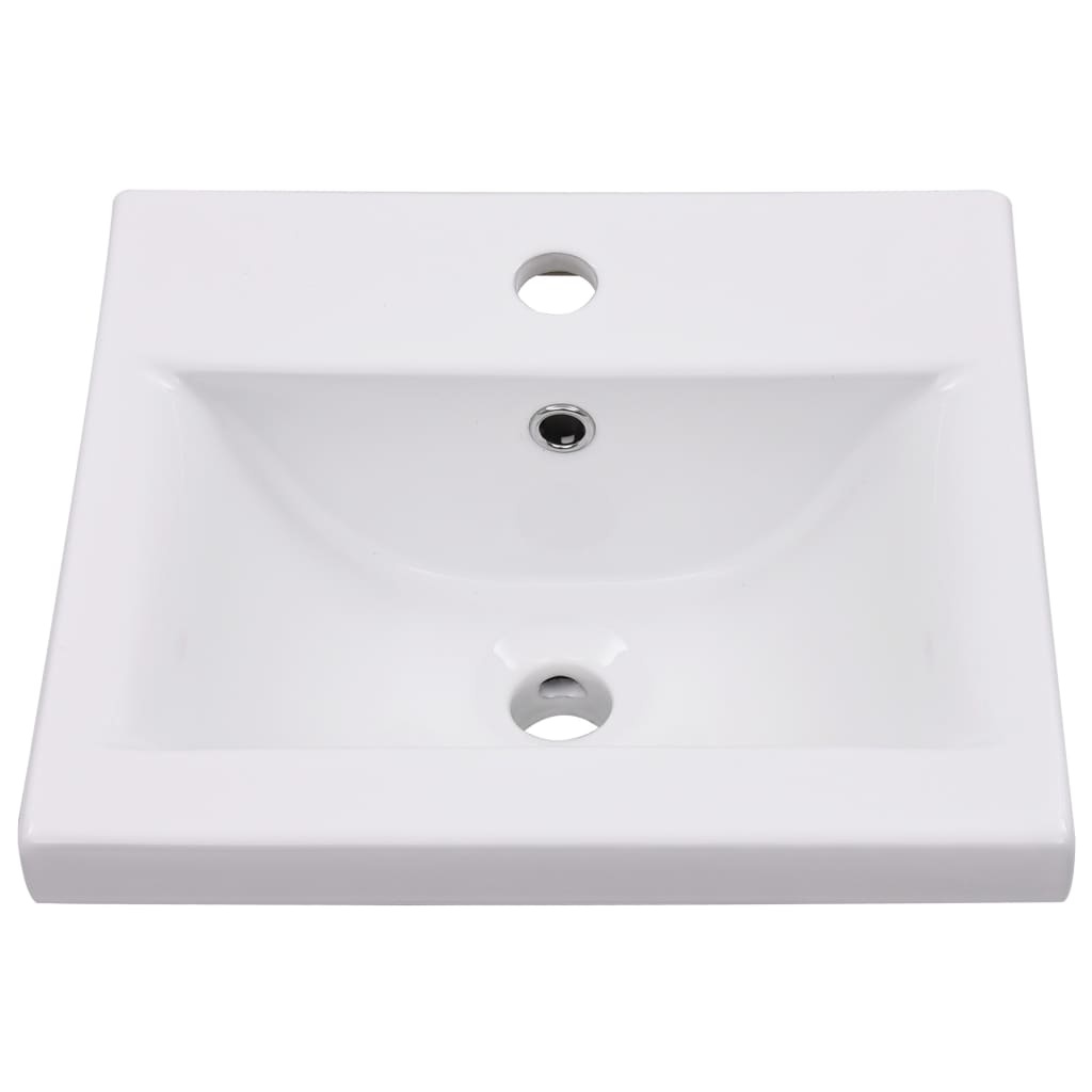 vidaXL Inbouwwastafel Wit 42cm - 35% Korting!