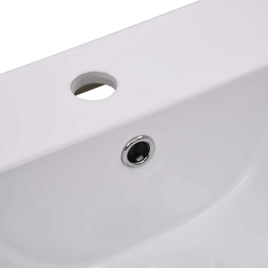 vidaXL Inbouwwastafel Wit 42cm - 35% Korting!
