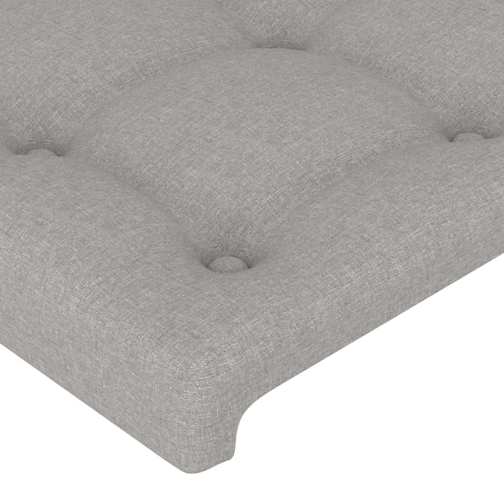 vidaXL Hoofdborden 2x 90cm Lichtgrijs - 35% Korting!