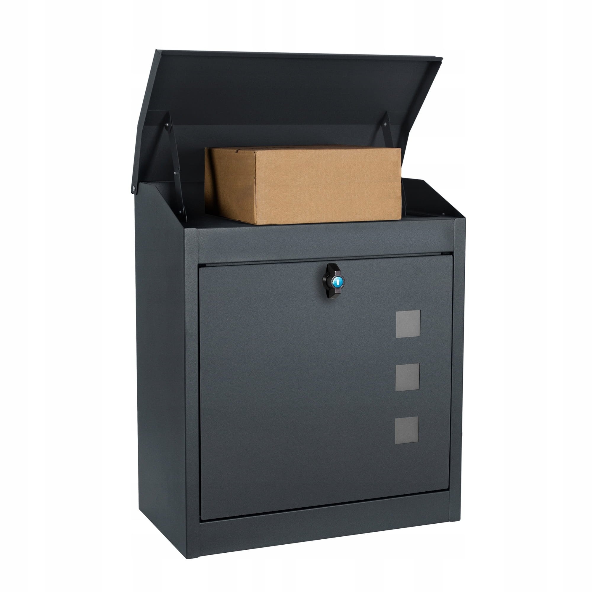 Pakketbrievenbus Antraciet - Wandmodel - 55% Korting!