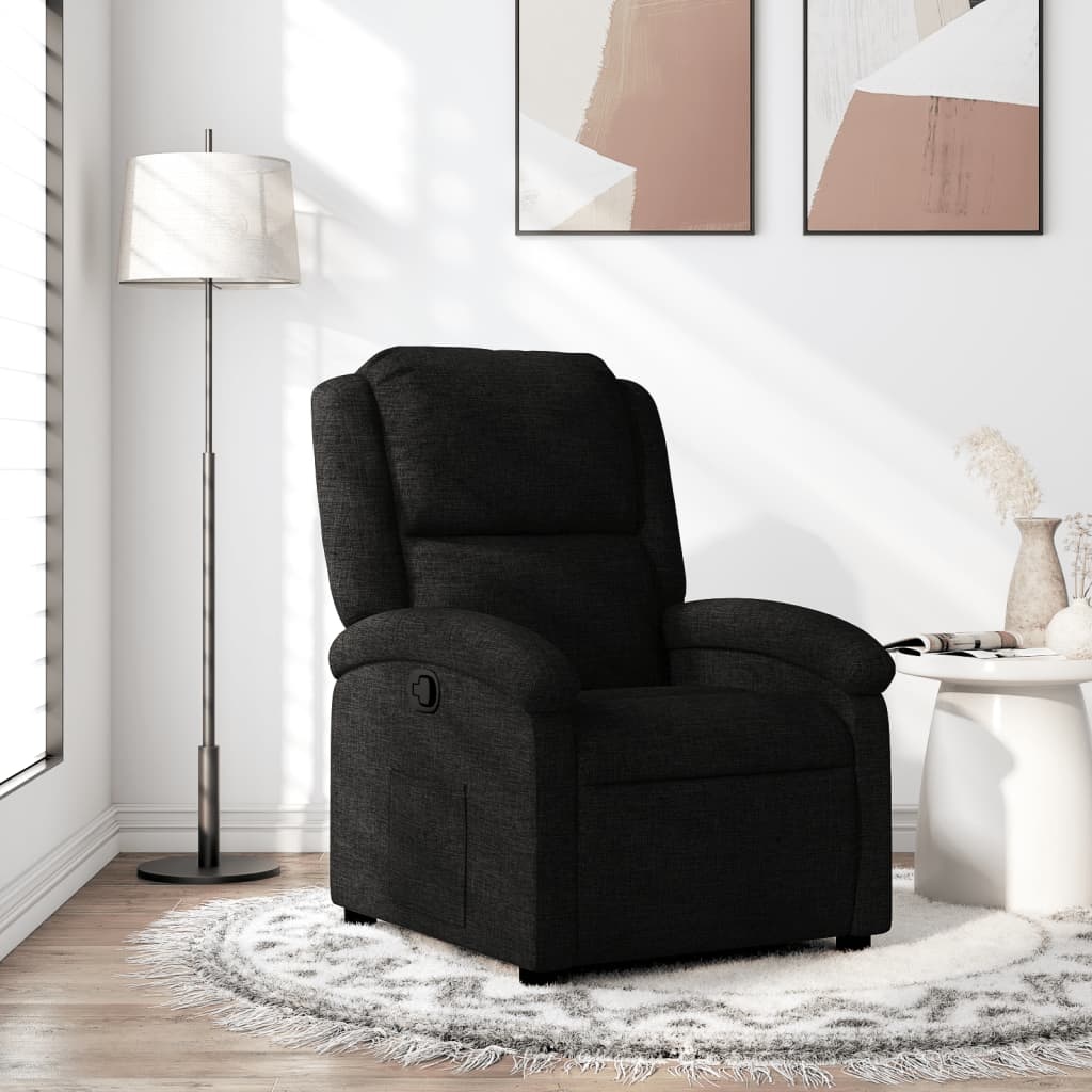 VidaXL Verstelbare Fauteuil Zwart - 35% Korting!