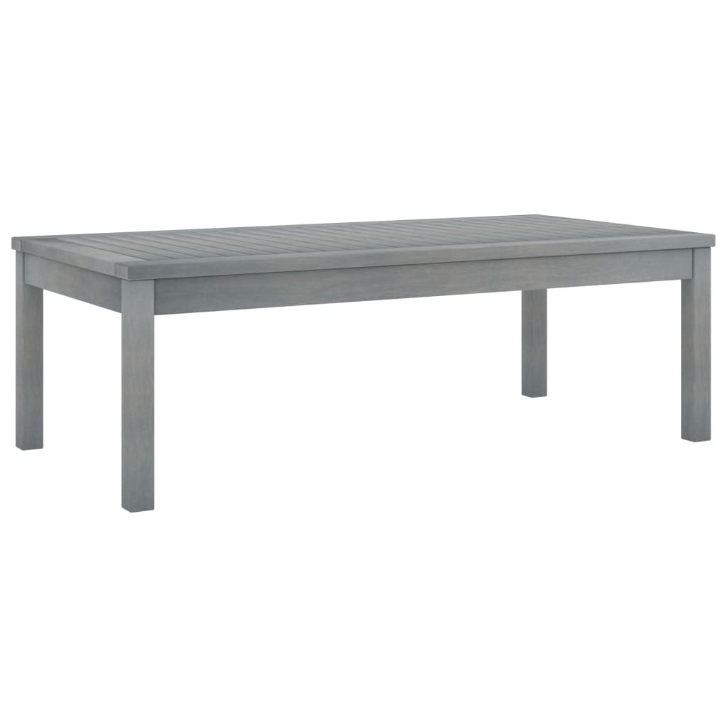 Salontafel Acaciahout Grijs 100x50cm - 35% Korting!