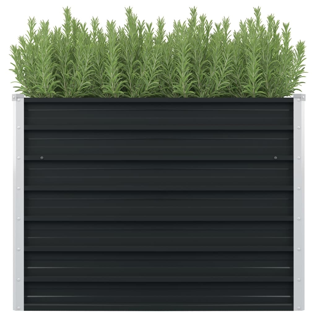 vidaXL Verhoogde Plantenbak 100x100cm Antraciet - 35% Korting!