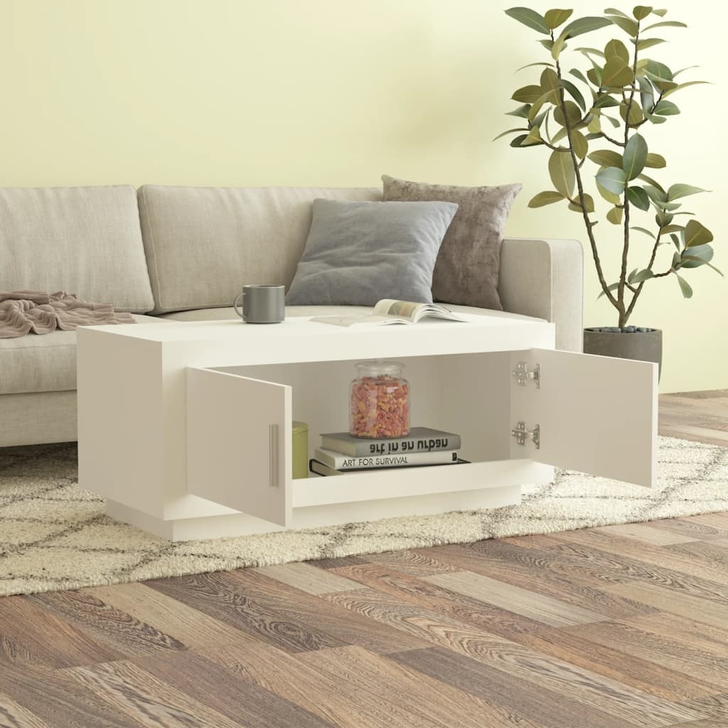 Salontafel Wit 102x50x45cm - Zo Goed Als Nieuw! 35% Korting