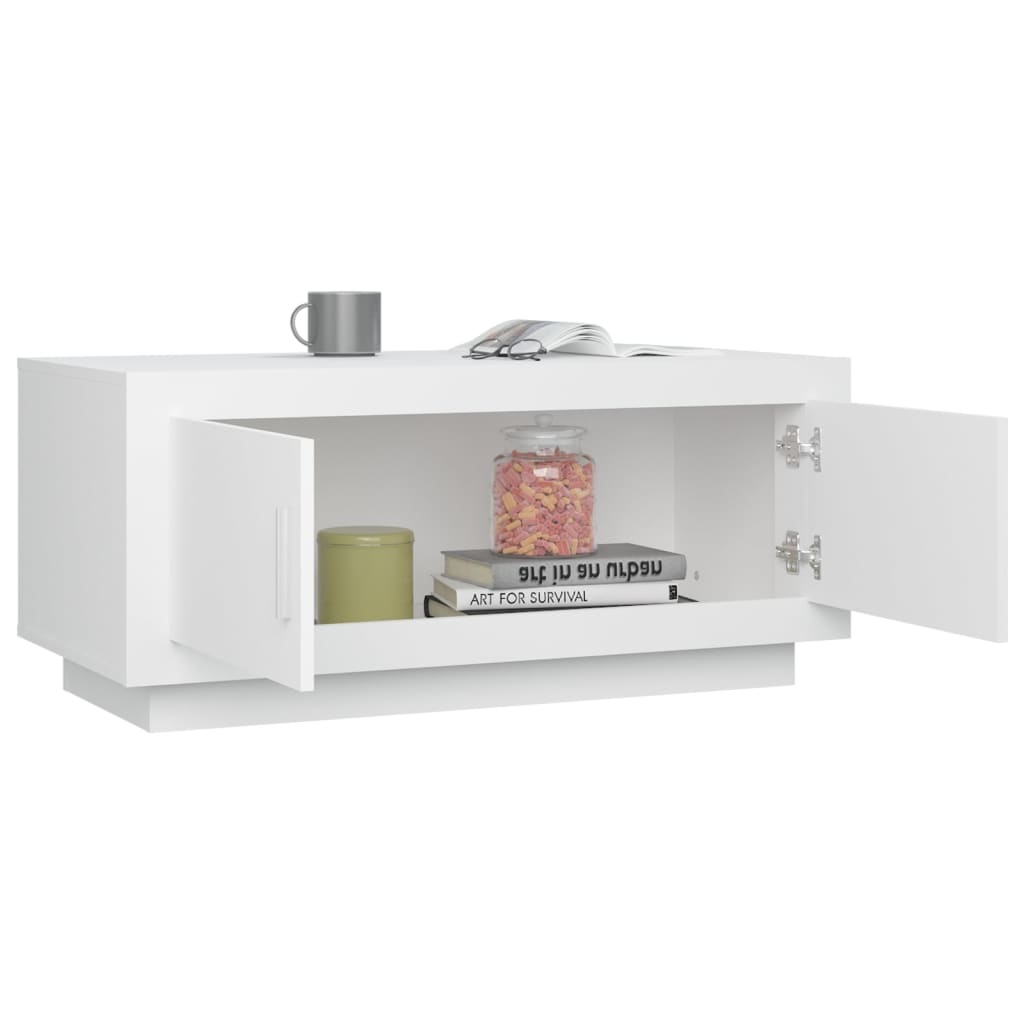 Salontafel Wit 102x50x45cm - Zo Goed Als Nieuw! 35% Korting