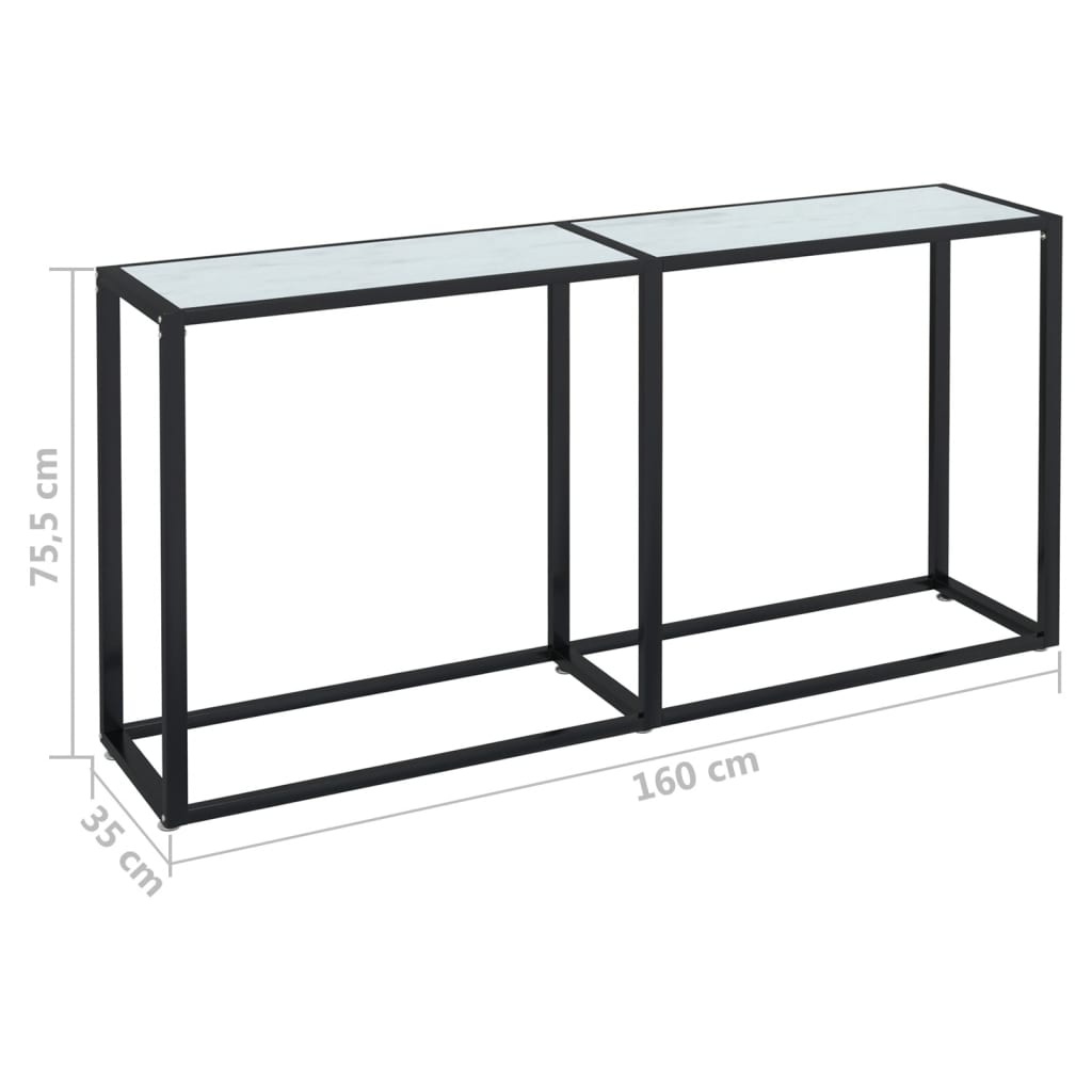 Wandtafel Witmarmer 160cm - Zo Goed Als Nieuw - 35% Korting!
