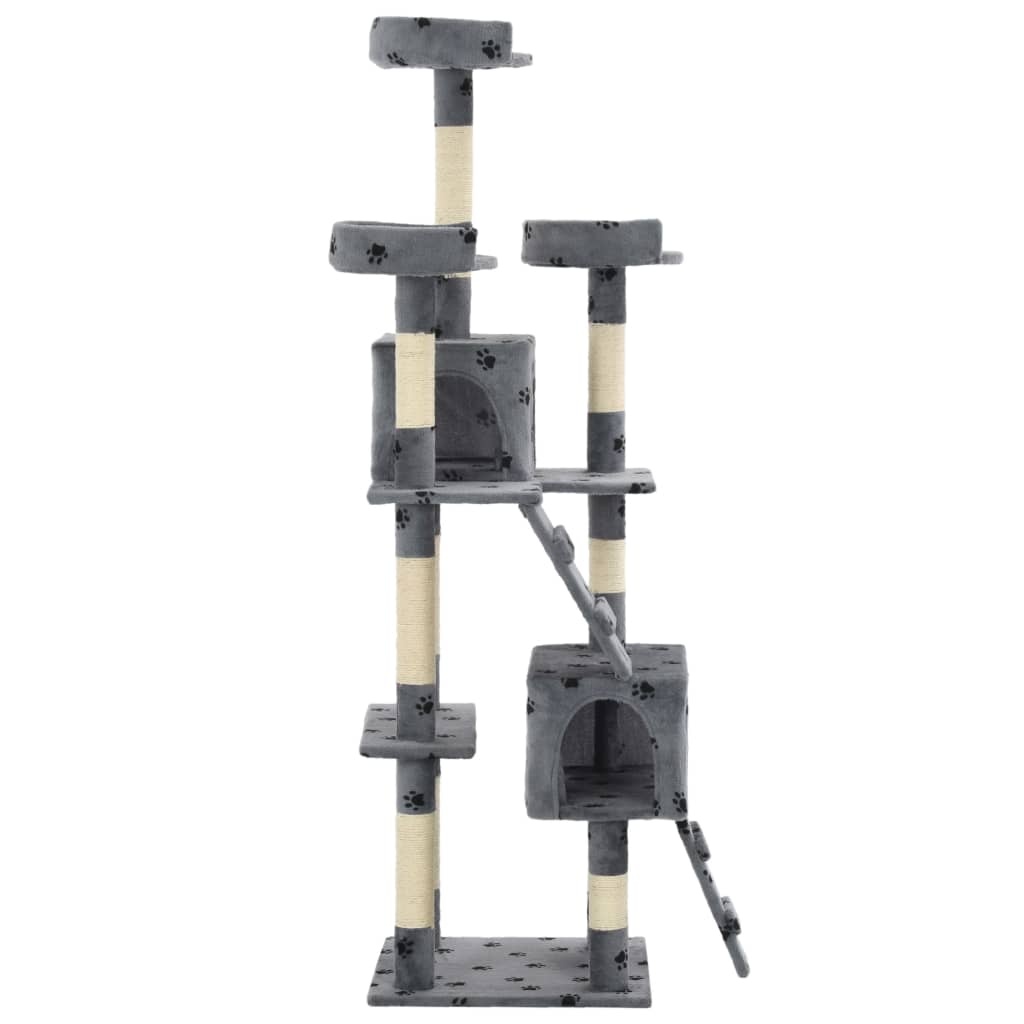 vidaXL Kattenkrabpaal 170cm Grijs -35% Korting!