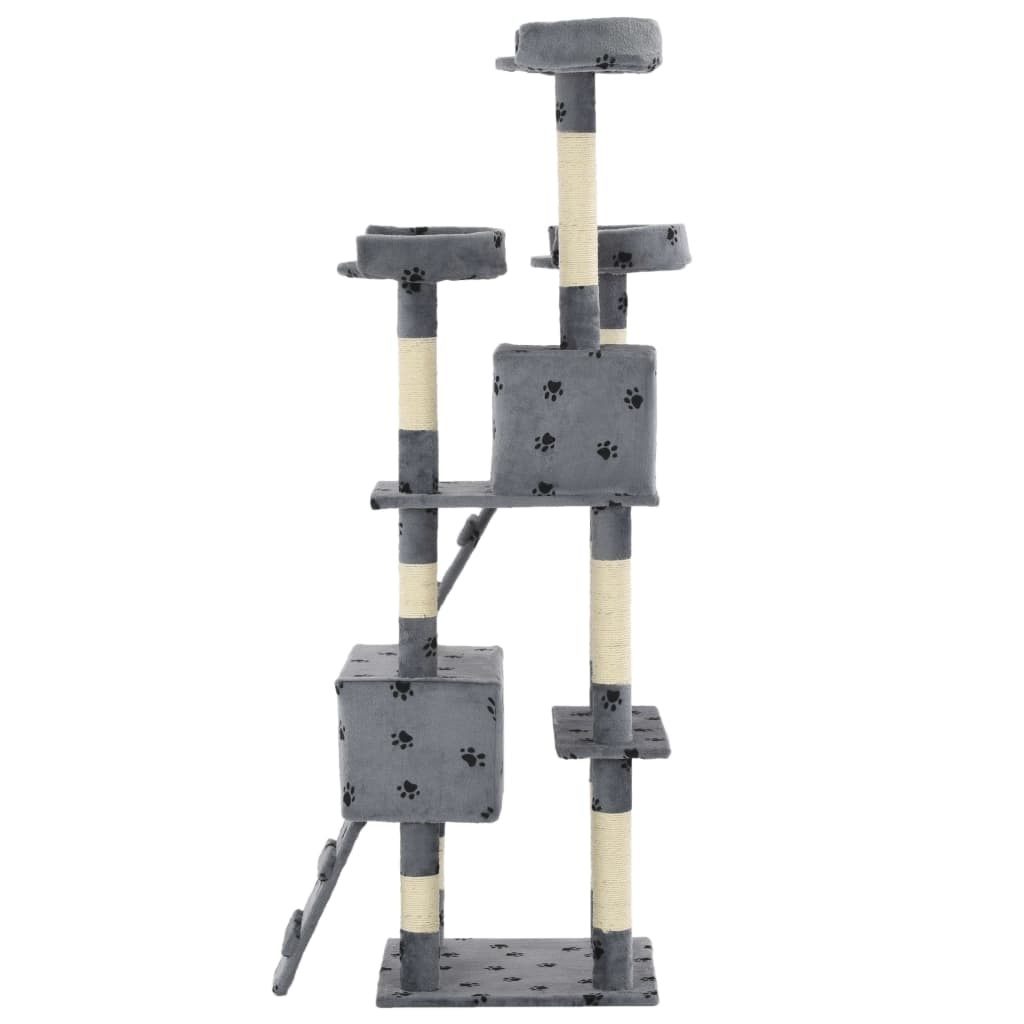 vidaXL Kattenkrabpaal 170cm Grijs -35% Korting!